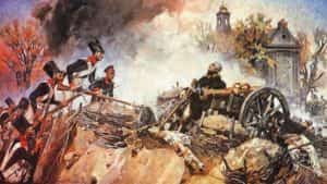 Obraz śmierci generała Sowińskiego w okopach na Woli