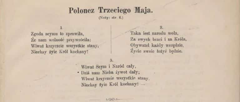 Polonez Trzeciego Maja Spiewnik Niepodleglosci