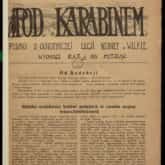 Pod karabinem: pismo 2 Ochotniczej Legii Kobiet w Wilnie (1920). Źródło: Polona