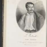 Józef Zaliwski. Grafika z poematu Dziesięć obrazów. Paryż 1841. Źródło: Polona