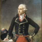 Charles Dumouriez, Charles-François du Perrier du Mouriez. generał francuski, jeden z dowódców konfederacji barskiej. Mal. Jean Sébastien Rouillard. Źródło: Wikipedia
