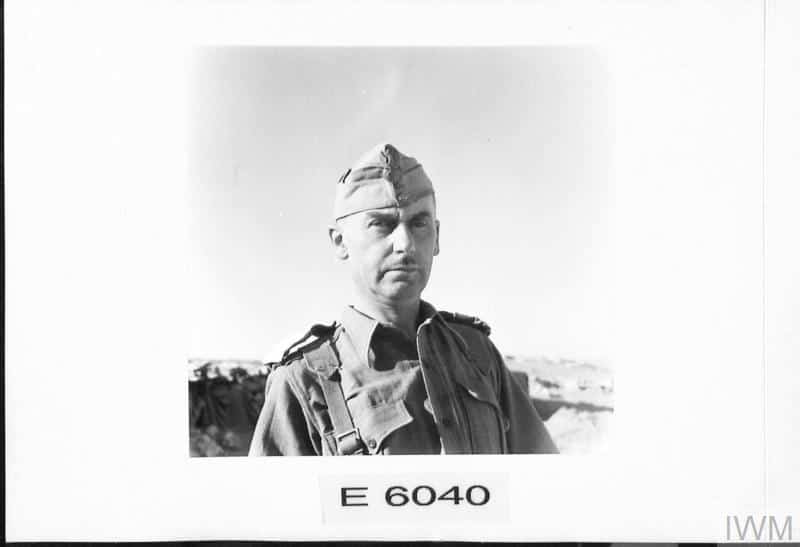 Portret generała Stanisława Kopańskiego, dowódcy Samodzielnej Brygady Strzelców Karpackich w Tobruku. Źródło: Imperial War Museums