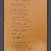 Fac-símile do autógrafo da Canção das Legiões Polonesas na Itália. Fonte: Museu do Hino Nacional