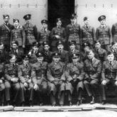 Group photo of the Lviv Eagle Owls (Exeter base, December 1941)