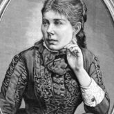 Maria Konopnicka. Desenho de J. Buchbinder (“Tygodnik Ilustrowany”, 1883 nº 39). Fonte: Polona
