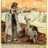 Karykatura z „Kocyndra” (20 listopada 1920).