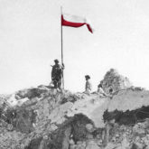 As Papoulas Vermelhas no Monte Cassino ilustração