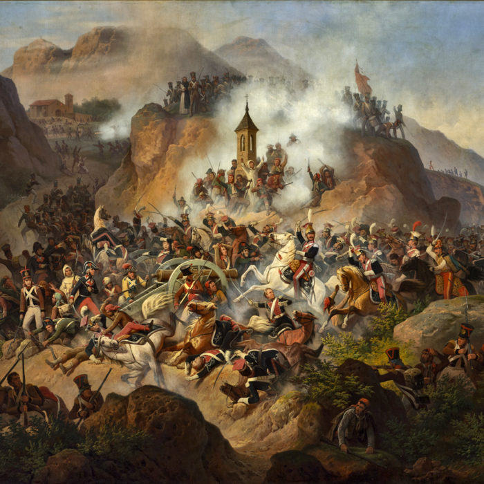 O Desfiladeiro de Somosierra ilustração