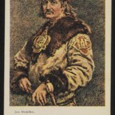Pocztówka z portretem Władysława Jagiełły wg. wzoru Jana Matejko (po 1906 r.). Źródło: Polona