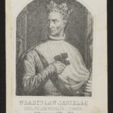 Król Władysław II Jagiełło. Ryt. H. Aschenbrenner (1862). Źródło: Polona