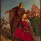 Władysław Jagiełło z Witoldem modlący się przed bitwą pod Grunwaldem. Mal. J. Matejko. Źródło: Zbiory cyfrowe Muzeum Narodowe w Warszawie